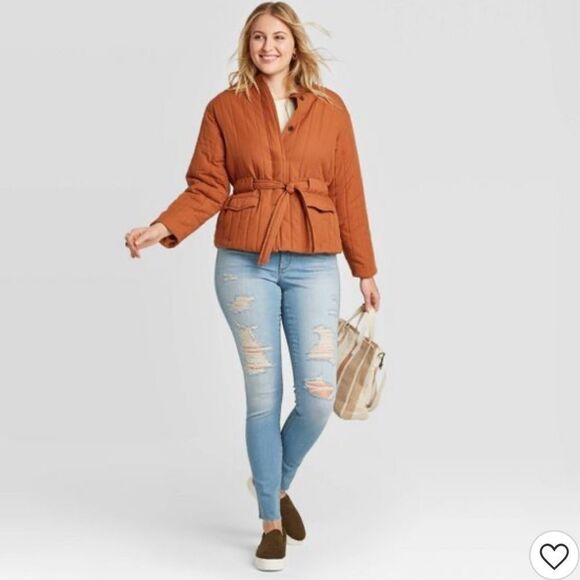 Universal Thread Distressed Skinny Plus Size Jeans - Picture 1 of 9